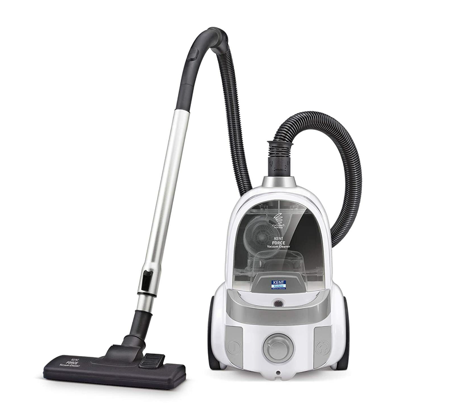 KENT Force Cyclonic Vacuum Cleaner 2000-Watt (White and Silver)